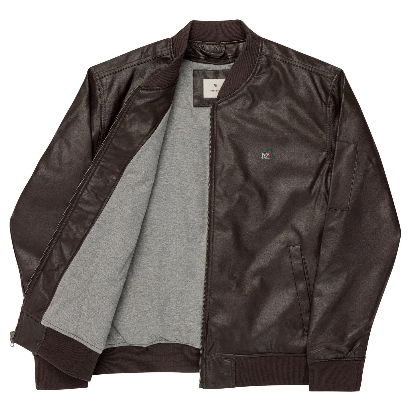 Veste Bomber en cuir