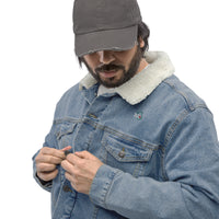 Veste sherpa en jean Unisex